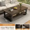 Mesa lateral de sofá sala de estar de apartamento pequeno uso doméstico simples moderno mesa para uso em casa de aluguel mesa de centro pequena quadrada simples e criativa