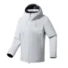 Venta Directa de Fábrica Chaqueta Rígida Estilo Montaña para Hombre, Capa Única Completamente Termosellada Ropa para Montañismo al Aire Libre, Chaqueta Impermeable Transpirable para Mujer