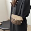 Moda Nicho Leopardo Bolsa de Ombro Feminina 2024 Nova Simples All-match Bolsa Crossbody Bolsa de Comutador Bolsa de Axila