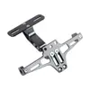 Marco de matrícula trasera modificado para motocicleta con luz MSX Marco de matrícula ajustable Soporte de aleación de aluminio CNC Marco de soporte de matrícula