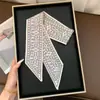 Bufanda Larga de Seda con un Patrón Paisley Vintage de Alta Gama, Doble Cara, Bufanda Pequeña de Moda, Lazo para Bolso, Cinta, Pañuelo para la Cabeza, Cinta para el Cabello