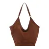 Bolso de Hombro a la Moda para Mujer 2025 Invierno Nuevo Gran Capacidad Estilo Perezoso Retro Artístico Bolso de Hombro Bolso Tote para Viajar