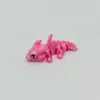 Pequeño Dragón Volador Impreso en 3D con Articulaciones Móviles, Ojos Simulados, Lindo Colgante de Dragón Volador, Regalo de Navidad, Halloween