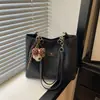 2026 Simples Grande Capacidade Cor Sólida Nova Moda Textura Diário Casual Commuting Bolsa Transversal Ombro Tote para Mulheres