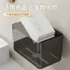 Caja de Pañuelos con Ventosa para el Hogar Portatoallas de Pared para Baño Caja de Almacenamiento Impermeable para Baño y Cocina Estilo Europeo
