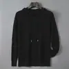 Nuevo Sudadera con Capucha Casual Suave para Hombre de Lana Pura Invierno Otoño Sudadera con Capucha Holgada Tejido de Punto Manga Larga Top Versátil