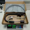Grifo extraíble Cocina Agua Caliente y Fría Acero Inoxidable Fregadero Salida de Doble Ranura Grifo Telescópico Giratorio Venta al por Mayor