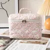 Fabricante de Bolsa de Maquillaje Floral Popular de Alta Calidad Transfronteriza, Neceser de Viaje, Bolsa de Almacenamiento Portátil de Gran Capacidad