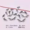 Cuentas de alas de plata de Xizang 100 en un paquete para pulsera collar pendientes de aleación vintage DIY Accesorios Joker Especial transfronterizo