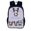 Mochila Escolar para Estudiantes kuroml Transfronteriza kuroml Mochila Escolar para Estudiantes de Dibujos Animados Lindos Mochila de 16 pulgadas Soporte para Cabello