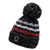 Chapéu de outono e inverno Chapéu de lã quente para todos os jogos das crianças Ciclismo ao ar livre forrado de lã à prova de vento Pulôver Chapéu de malha de proteção de orelha de lua