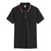 Camisa polo logo personalizado manga curta macacão camisa publicitária lapela personalizada camisa cultural impressão bordado fábrica fornecimento direto