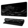 Alfombrilla de ratón Ukiyo-e japonés transfronteriza, alfombrilla de escritorio grande con olas, alfombrilla para teclado de computadora, soporte, personalización