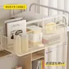 Cesta suspensa para cabeceira de dormitório, prateleira de armazenamento para cabeceira de cama, prateleira de armazenamento para estudantes de dormitório, prateleira para lanches, cesta suspensa espessa sem pregos