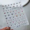 Óxido de Ferro Ano Novo Gato da Sorte Fofo Adesivos de Unha Ts4259 3D Fofo Envelope Vermelho Lingote de Ouro Fogos de Artifício Adesivos de Unha