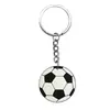 Accesorios de Llavero de Fútbol de Dibujos Animados Transfronterizos Colgante Pequeño Pvc Goma Suave Colgante de Bolsillo En Stock