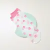 Calcetines infantiles al por mayor, nuevas medias finas de tubo medio para primavera y verano para niñas, calcetines dulces, transpirables, absorbentes de sudor, repelentes de mosquitos