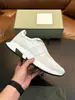 Zapatillas deportivas retro de gamuza y nailon cosidas para hombre TF transfronterizas anchas raya blanca geométrica suela gruesa casual