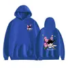 Transfronterizo nuevo una pieza estampado casual holgado estudiante Harajuku hombres y mujeres sudadera con capucha hoodie periférico