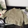 Nueva prenda exterior ligera y cálida de primavera y otoño para niños, cómoda y versátil, adecuada tanto para niños como para niñas, disponible en tallas para bebés y niños mayores