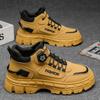 Zapatos de Marca para Hombre Otoño e Invierno Botas Martin para Exteriores Suela Gruesa Antideslizantes Aumentadores de Altura Botas de Trabajo Impermeables Cálidas Versátiles de Caña Alta Modernos