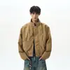 Chaqueta aviador retro americana de primavera y otoño para hombre y mujer, silueta de marca moderna, cuello alto, chaqueta casual de trabajo para parejas