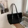 Bolsa grande, estilo vintage e descontraído - Nova bolsa de ombro da moda 2026 para o dia a dia e trabalho das mulheres, perfeita para sair e ir para o trabalho