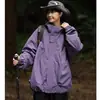 Chaqueta Casual Nueva para Senderismo al Aire Libre 2025, Chaqueta Holgada a Prueba de Tres Elementos, Marca de Moda Chaqueta Sencilla de Primavera y Otoño