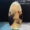 Colgante de Calcedonia Oceánica de Piedra Natural, Piedra Exquisita con Paisajes y Patrones Florales, Colgante de Ágata Versátil para Hombres y Mujeres, Artículo de Regalo 1W