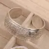 Pulseira Larga Antiga de Imitação Transfronteiriça Prata de Xizang Prata Miao Estilo Étnico Feminino Retrô Personalizada Aberta Pulseira Esculpida de Yunnan Atacado