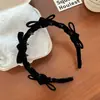 Diadema de Lazo de Año Nuevo, Corona Alta, Antideslizante, Accesorio para el Cabello de Terciopelo Rojo para Mujeres, Lujo de Gama Alta, Al por Mayor de una Pieza