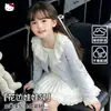 Camisa Elegante com Gola de Boneca Doce e Fofa para Meninas Primavera 2026 Novo Modelo para Crianças Maiores Blusa Respirável e Confortável