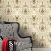 Papel de Parede Autoadesivo Estilo Europeu com Cerdas de Cavalo Grande para Sala de Estar, Quarto, Parede de Fundo de TV, Adesivos de Decoração de Parede, Adesivos de Parede para Reforma