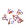 Celebridad en línea Aurora Fantasma morado fondo puntiagudo Diamante gota de agua grande corazón de melocotón corazón torcido diamante Super Brillante accesorios con forma taladro de uñas al por mayor