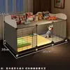 Envío Gratis en el Nuevo Tipo de Jaula para Perros Pequeños, con Una Habitación, Una Sala de Estar, Un Baño, Espacio Amplio, Inodoro Separado, Casa para Perros, Villa de Lujo