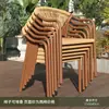Mesas y Sillas de Exterior, Sillas de Mimbre para Patio Jardín Balcón, Juego de Mesa y Sillas de Té, Sillas Estilo Chino para Ocio al Aire Libre, Mesas y Sillas de Exterior