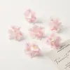 Cabeças de Flores de Hortênsia Artificiais, Flores Falsas, Fita Floral, Mini Hortênsia DIY para Acessórios de Cabelo, Flores para Penteado, Decoração de Hanfu, Fotografia de Viagem