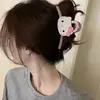 Pasador de Pelo de Dibujos Animados Coreanos Lindo con Lazo para Mujeres en la Parte Trasera de la Cabeza, Tamaño Grande, Gama Alta, Versátil Pasador Accesorio para el Cabello