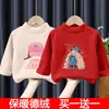 Ropa interior térmica para niñas Otoño e Invierno Cuello medio alto Estilosa Ropa interior Base para bebé Top cálido de manga larga para niños