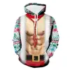 Moletom com capuz feminino transfronteiriço com estampa temática de Natal, novo moletom com capuz de camada única para mulheres, estampa de capuz masculino
