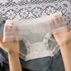 Nova cueca de ácido polilático 2024 feminina de malha na cintura sem costura ultrafina respirável com renda no quadril