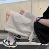 Shorts Finos de Seda de Gelo para Meninos, Shorts de Verão em Cores Dopamina para Adolescentes, Adequado para Alunos do Ensino Fundamental II e Médio, Calças Esportivas e Casuais de Cinco Pontos