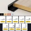 Tira Decorativa de Aleación de Aluminio con Chapa de Madera Tira de Borde Ultra-Delgada en Forma de I 9cm Tira de Microjunta de Aleación de Aluminio en Stock