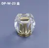 En Stock 15 Piezas Tapas para Botellas de Perfume, Carcasa Transparente Cuadrada, Tapas Metálicas de Colores, Accesorios para Botellas de Perfume, Al Por Mayor