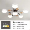 Lámpara de Sala de Estar Nórdica Lámpara de Techo Macarrón Lámpara Redonda de Dormitorio Lámpara Inteligente por Voz para Restaurante Paquete de Iluminación