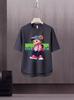 Nova camiseta de manga curta masculina verão coreano estilo moderno simples meia manga top Hong Kong estilo frouxo casual moda marca t-shirt