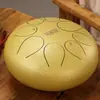 [Instrumento Musical Huashu] Tambor Etéreo de 8 Tonos de 10 Pulgadas, Lengua Redonda, Plato de Percusión Vacío de Color, Tambor de Lengua de Acero, Instrumento de Percusión para Principiantes