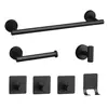 Juego de Herrajes para Baño Acero Inoxidable Barra para Toallas Toallero Portarrollos de Papel Higiénico Montado en Pared Transfronterizo Juego de Accesorios para Toallero de Baño