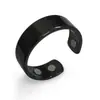 Anillo Amazon Spot Personalizado Europeo y Americano Electrochapado Oro Rosa para Hombre Anillo Magnético para el Cuidado de la Salud Abierto con Imán Venta al por Mayor