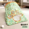 Túnel de brinquedo para gatos com papel crocante, brinquedo de rato resistente à mastigação, gadget de autoentretenimento para gatos, suprimentos para animais de estimação para gatinhos